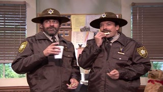 Jon Hamm and Jimmy Fallon Spit Food All Over Each Other in Fake ’80s TV Show (Video)