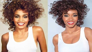 Yaya DaCosta Strikes Iconic Whitney Houston Pose in First Look at Lifetime Biopic (Photo)
