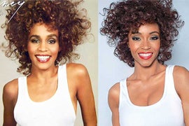 Yaya DaCosta Strikes Iconic Whitney Houston Pose in First Look at Lifetime Biopic (Photo)