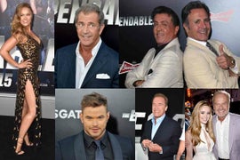 Party Report in Pictures: Taylor Swift, Katie Holmes, Kellan Lutz, and ‘The Expendables’ Muscle in on Hollywood (Photos)