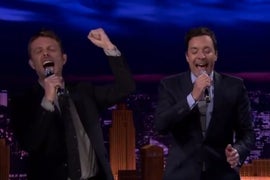 Chris Hardwick and Jimmy Fallon Sing Duet ‘We’ve Got Tonight’ (Video)