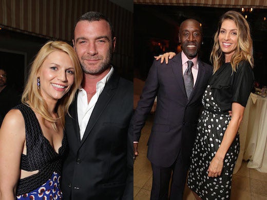 Claire Danes, Liev Schreiber, Don Cheadle, and Dawn Olivieri. (Eric Charbonneau/AP Invision)