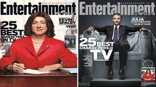 Kevin Spacey, Julia Louis-Dreyfus Swap Characters for ‘Veep’-‘House of Cards’ EW Covers