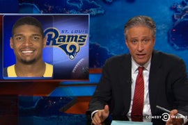 Jon Stewart on ESPN Shower Coverage: ‘Michael Sam Is Gay. Are We Not Over This Yet?’ (Video)