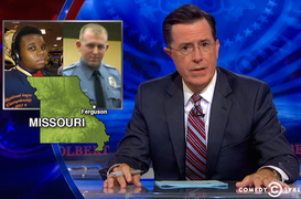 Stephen Colbert Says Ferguson Mess Had Nothing to Do With Racism