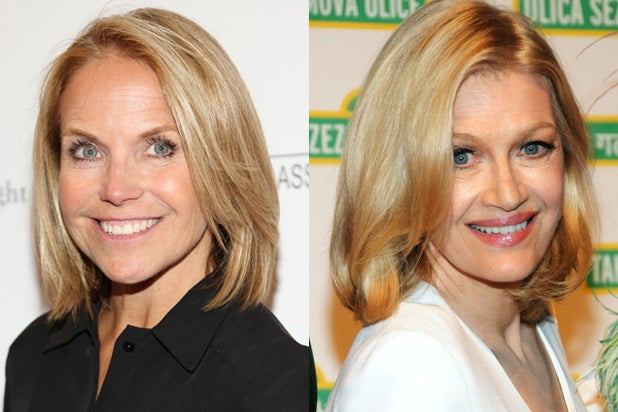 Katie Couric and Diane Sawyer