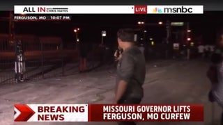 Ferguson Protestors Throw Rocks at MSNBC’s Chris Hayes During Live Shot (Video)