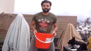 Oscar Isaac Takes ALS Ice Bucket Challenge on What May or May Not Be the ‘Star Wars’ Set (Video)
