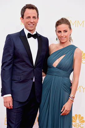 Seth Meyers and Alexi Ashe, 2014 Emmys Seth Meyers and Alexi Ashe, 2014 Emmys