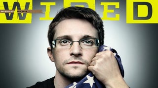Edward Snowden Cradles Flag for Wired Cover, Discusses Secret NSA Program