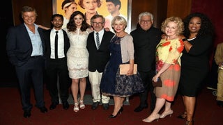 ‘The Hundred-Foot Journey’ Premiere: Stars Helen Mirren, Om Puri Join Producers Steven Spielberg, Oprah Winfrey on Red Carpet