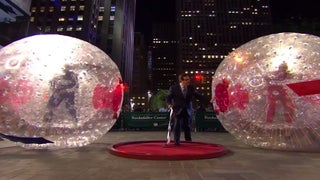 Jason Statham and Jimmy Fallon Race in Giant Hamster Balls (Video)