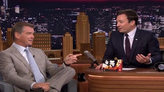 Jimmy Fallon Schools Pierce Brosnan in Classic ‘Goldeneye’ Video Game (Video)