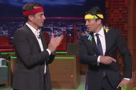 ‘Ninja Turtle’ Star Will Arnett Kicks the Stuffing Out of Defenseless Pinatas on ‘Tonight Show’ (Video)