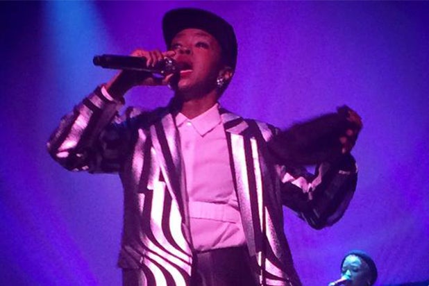Lauryn Hill performs at Brixton Academy in London on Sept. 2014. Credit Twitter.