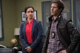 ‘Brooklyn Nine-Nine’s’ Melissa Fumero Talks Sunday Move, Says She Isn’t Threatened by Guest Star Eva Longoria