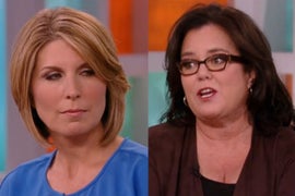Rosie O’Donnell on ‘View’ Co-Host Nicolle Wallace: ‘There Isn’t Any Feud, Yet’