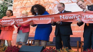 Oprah Winfrey Dedicates Syracuse​’s Revamped $18 Million Communications Center and D​ick Clark Studios