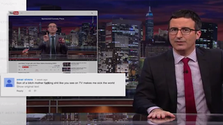 Watch John Oliver Read the Insane Comments on His YouTube Clips (Video)