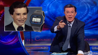 Stephen Colbert Mocks the Apple Watch and Its Nerdy Fans (Video)