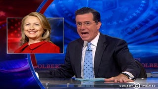 Stephen Colbert Questions Hillary Clinton’s Motives in Becoming a Grandmother (Video)