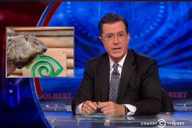 Stephen Colbert Accuses NYC Mayor Bill de Blasio of Murdering Charlotte the Groundhog (Video)