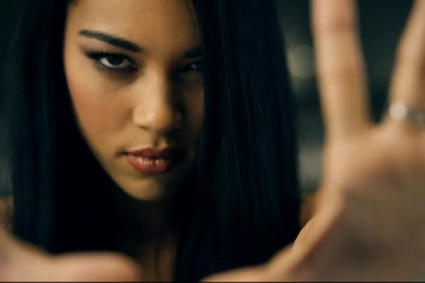 Alexandra Shipp as Aaliyah in 'Aaliyah: Princess of R&B'