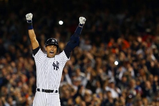 Derek Jeter hits walk-off single in final home game as a New York Yankee
