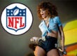 Rihanna and the NFL logo