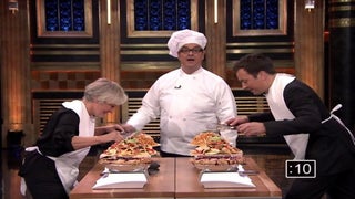 Glenn Close and Jimmy Fallon Get Disgusting in Face-Stuffing Contest (Video)