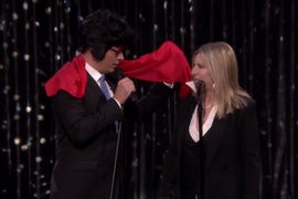 Barbra Streisand Duets With Elvis Presley-Clad Jimmy Fallon on ‘Tonight Show’ (Video)