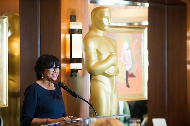 Cheryl Boone Isaacs at the Academy Film Scholars Luncheon