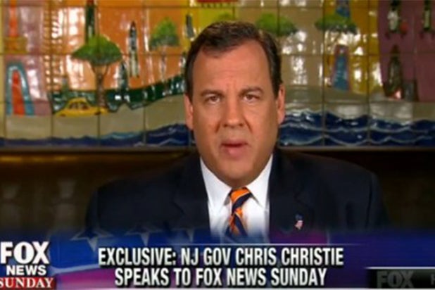 Chris Christie on Fox News Sunday