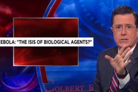 Stephen Colbert Blasts CNN for Calling Ebola ‘The ISIS of Biological Agents’ (Video)