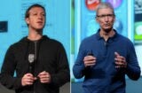 Mark Zuckerberg, Tim Cook