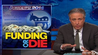 Jon Stewart Gives Barack Obama, Dems a Tip: Stop Asking for My Money (Video)