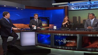 KTLA’s Sam Rubin Gets Called ‘Fat’ by Colleague During Live Broadcast (Video)