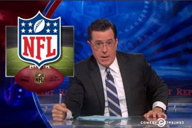 Stephen Colbert Declares Football a ‘Christian Sport’ After NFL Muslim Controversy (Video)