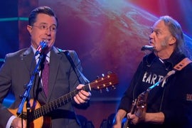 Stephen Colbert, Neil Young Duet to Find Out ‘Who’s Gonna Stand Up? (and Save the Earth)’ (Video)