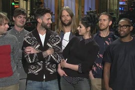 ‘SNL’ Host Sarah Silverman Can’t Get Adam Levine to Say She’s Beautiful (Video)