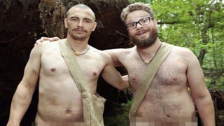 James Franco, Seth Rogen Are Naked and Afraid in Latest Bromantic Adventure (Photos)