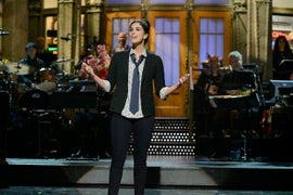 ‘SNL’ Host Sarah Silverman Channels Joan Rivers With Heavenly Tribute (Video)