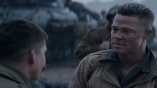 Brad Pitt Tries to Teach Logan Lerman The Brutal Reality of War in ‘Fury’ Clip (Video)