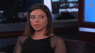 Aubrey Plaza Describes Grumpy Cat Movie to Jimmy Kimmel: ‘The Weirdest Thing I’ve Ever Seen’ (Video)