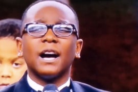 Watch ‘America’s Got Talent’ Runner-Up Quintavious Johnson’s Amazing Rendition of National Anthem (Video)