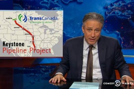 Jon Stewart Rips Republicans For Hypocritical Position on Eminent Domain (Video)