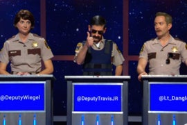 ‘Reno 911’ Cast Reunites in Character to Compete on ‘@Midnight’ (Video)