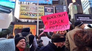Hollywood-Backed #BlackOutBlackFriday Boycott Floods Social Media, Takes to the Streets
