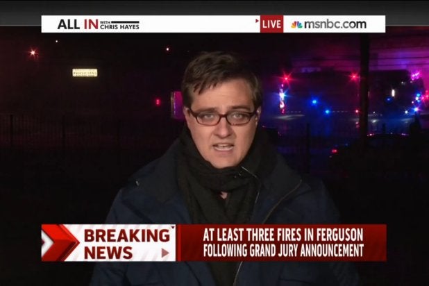 Chris Hayes reports live from Ferguson on MSNBC