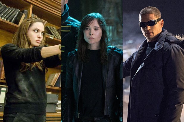 Angelina Jolie, Ellen Page, Wentworth Miller